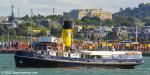 ID 12710 The “Grand Old Lady” of the Waitemata Harbour - the preserved veteran steam tug WILLIAM C. DALDY (1935/323gt/LR No: 5390345) heading back to her berth at Devonport at the end of another tourist...